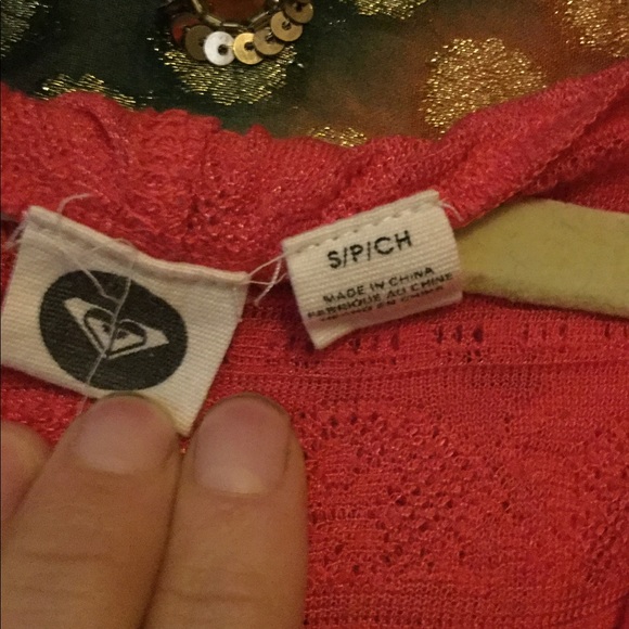 Roxy bathing suit cover size S pink - Picture 2 of 4